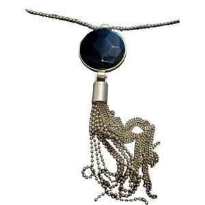 Keneth Cole long statement necklace.